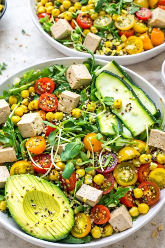 Vegan No-Bake Vegan Summer Buddha Bowl