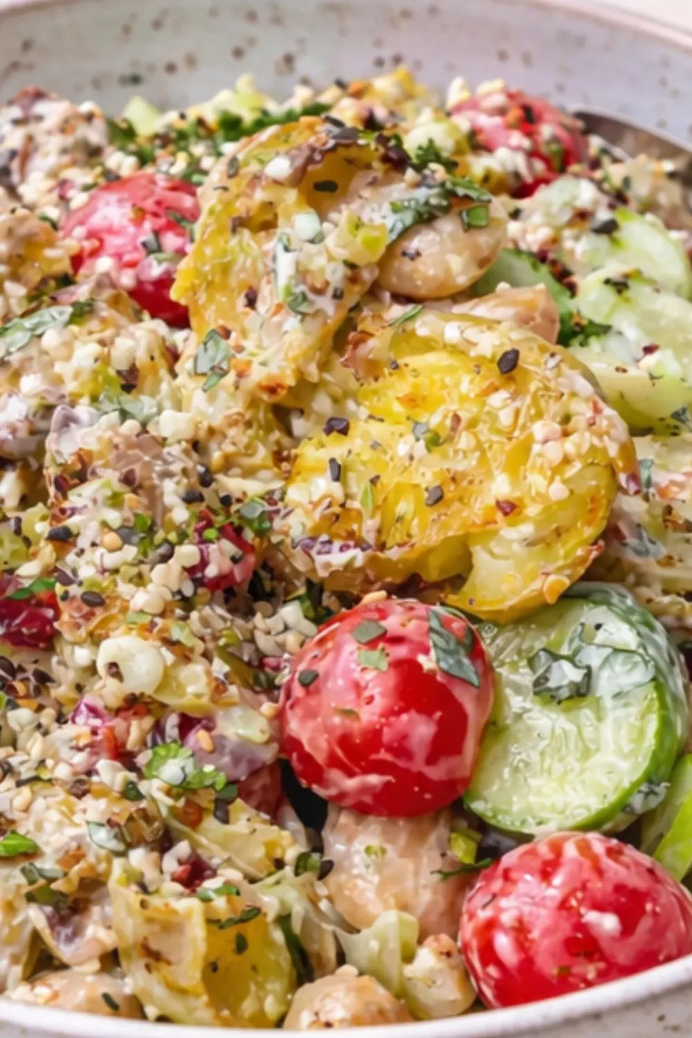 Vegan Tahini-Roasted Radish & New Potato Bowl