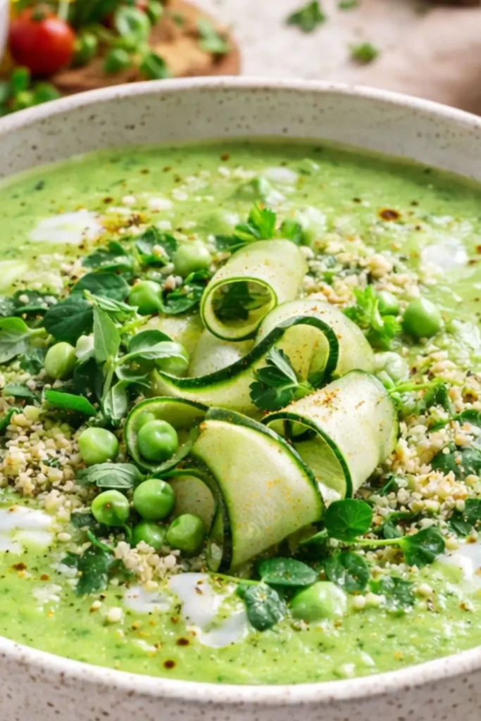 Creamy Vegan Avocado Gazpacho