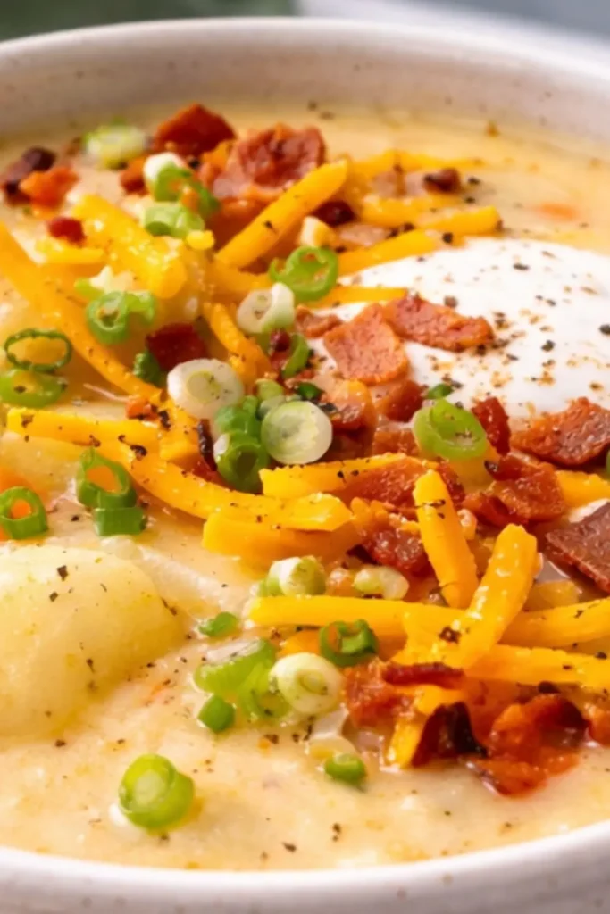 Creamy Vegan Potato Soup Easy