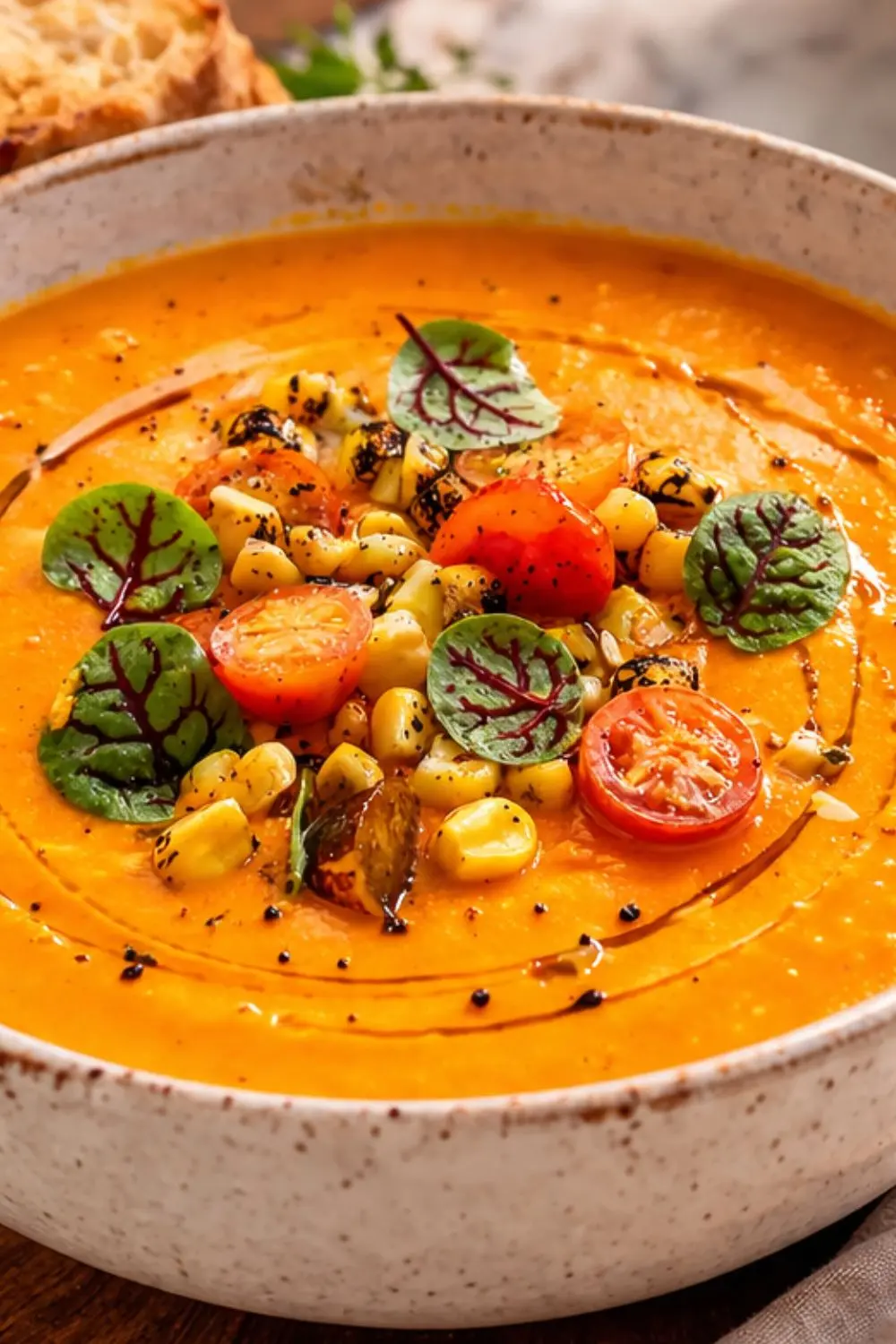 Creamy Vegan Tomato Basil Soup