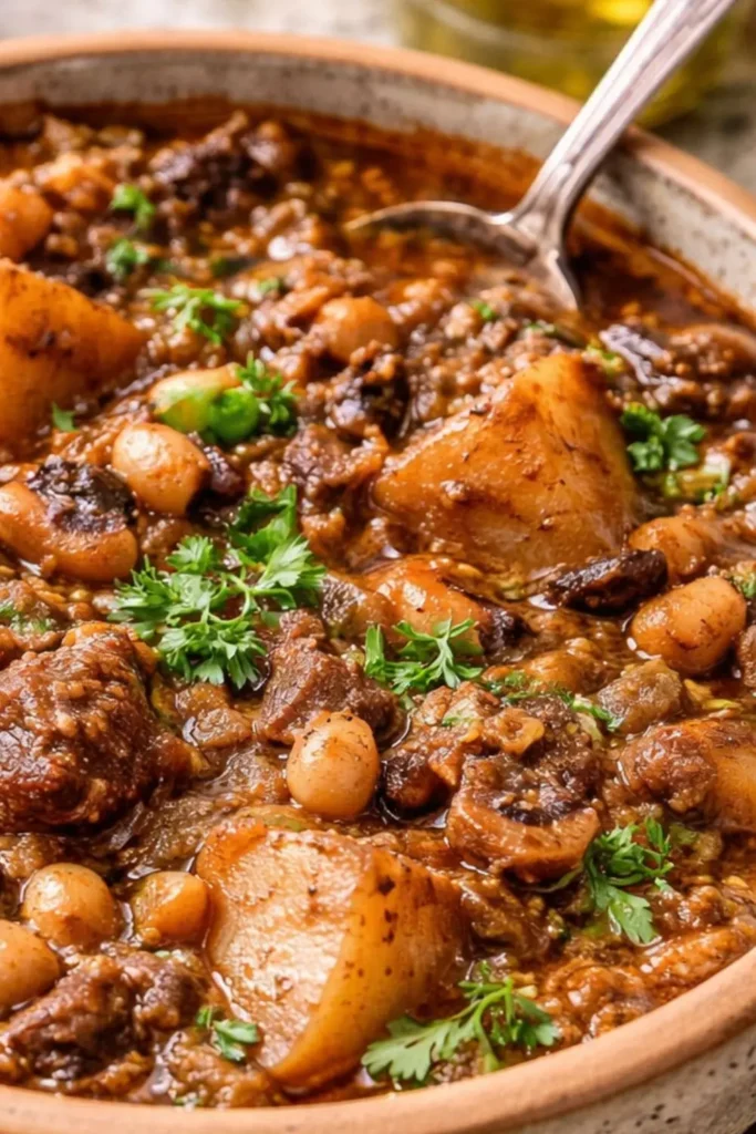 Crockpot Vegan BBQ Baked Beans