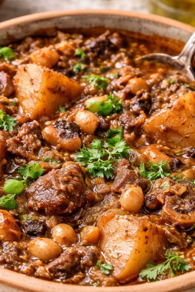 Crockpot Vegan BBQ Baked Beans