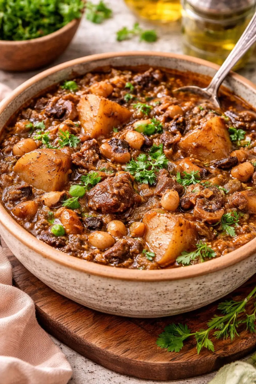Crockpot Vegan BBQ Baked Beans