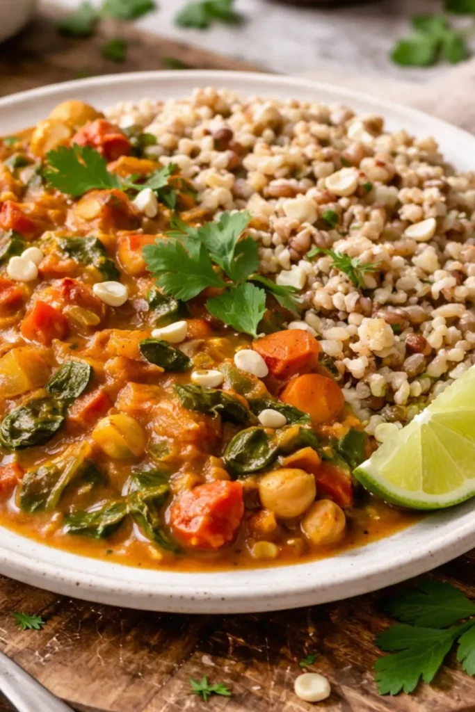 Crockpot Vegan Butter Chickpeas
