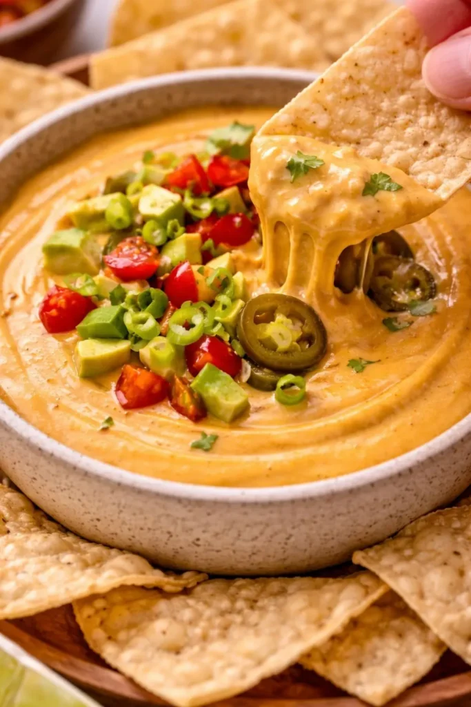 Crockpot Vegan Queso Dip