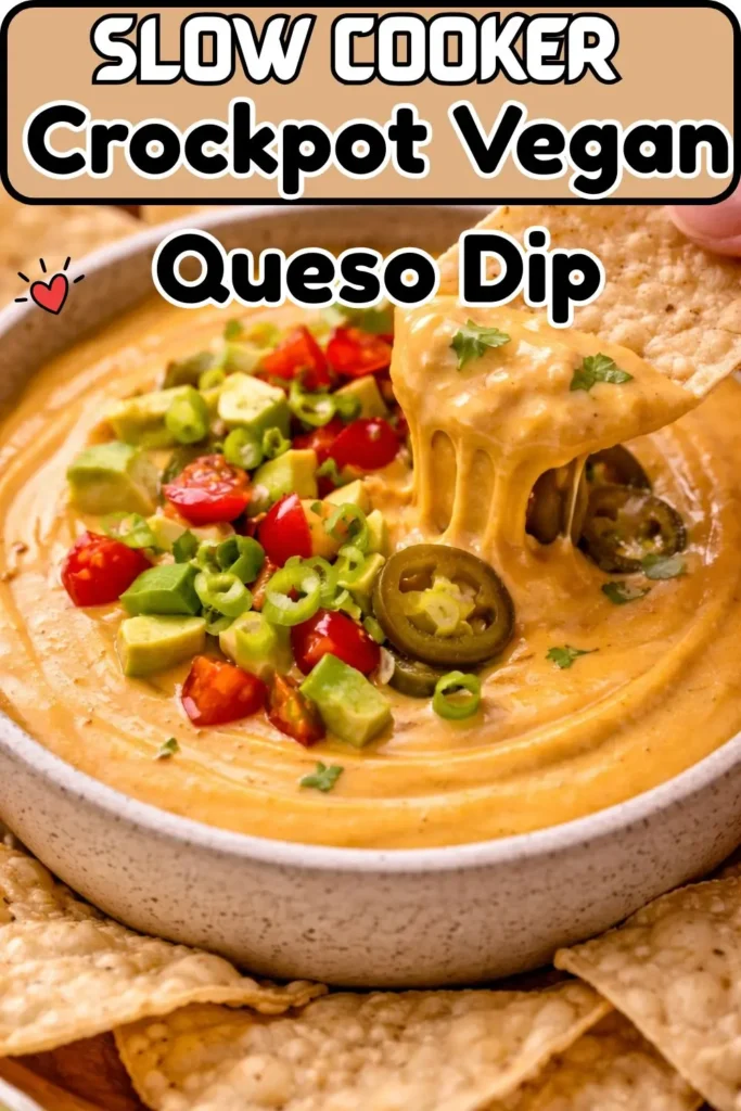 Crockpot Vegan Queso Dip