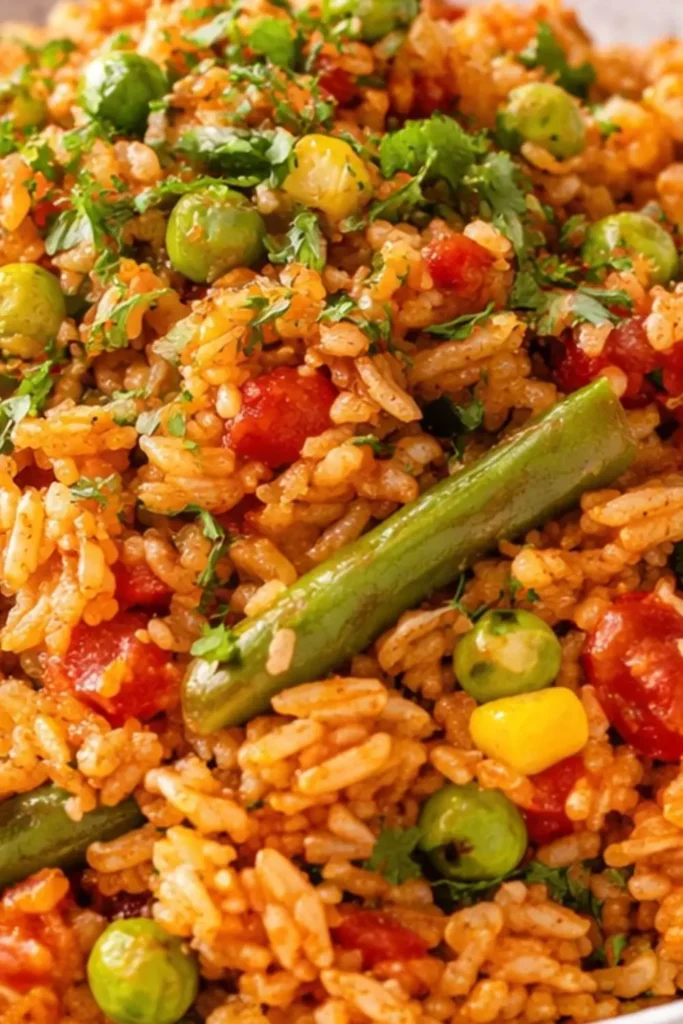 Crockpot Vegan Spanish Rice Dump and Go
