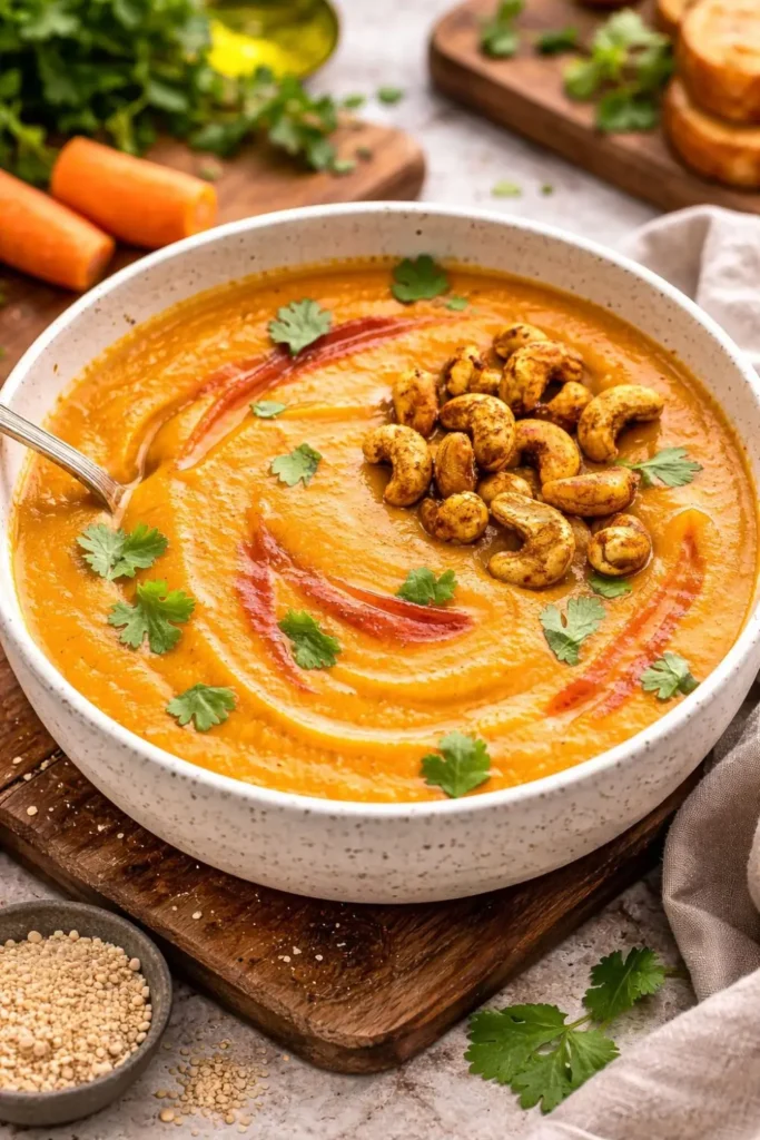 Easy Creamy Vegan Red Lentil Soup