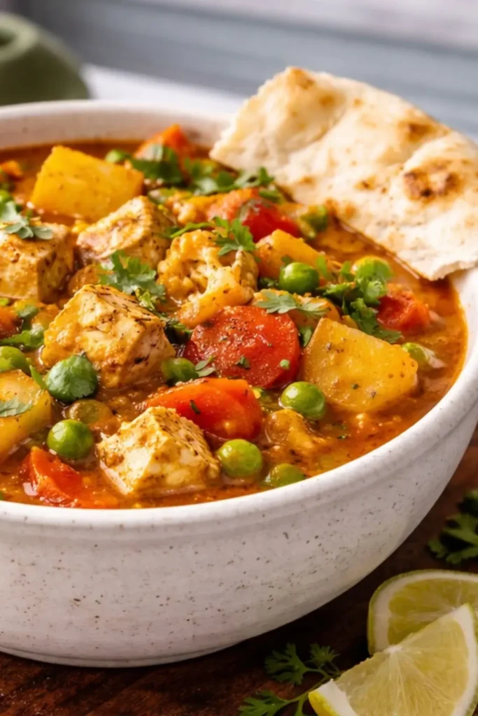 Easy Slow Cooker Vegan Chickpea Tikka Masala
