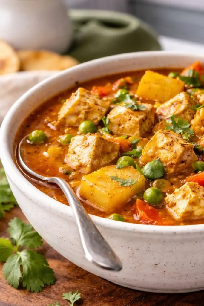 Easy Slow Cooker Vegan Chickpea Tikka Masala