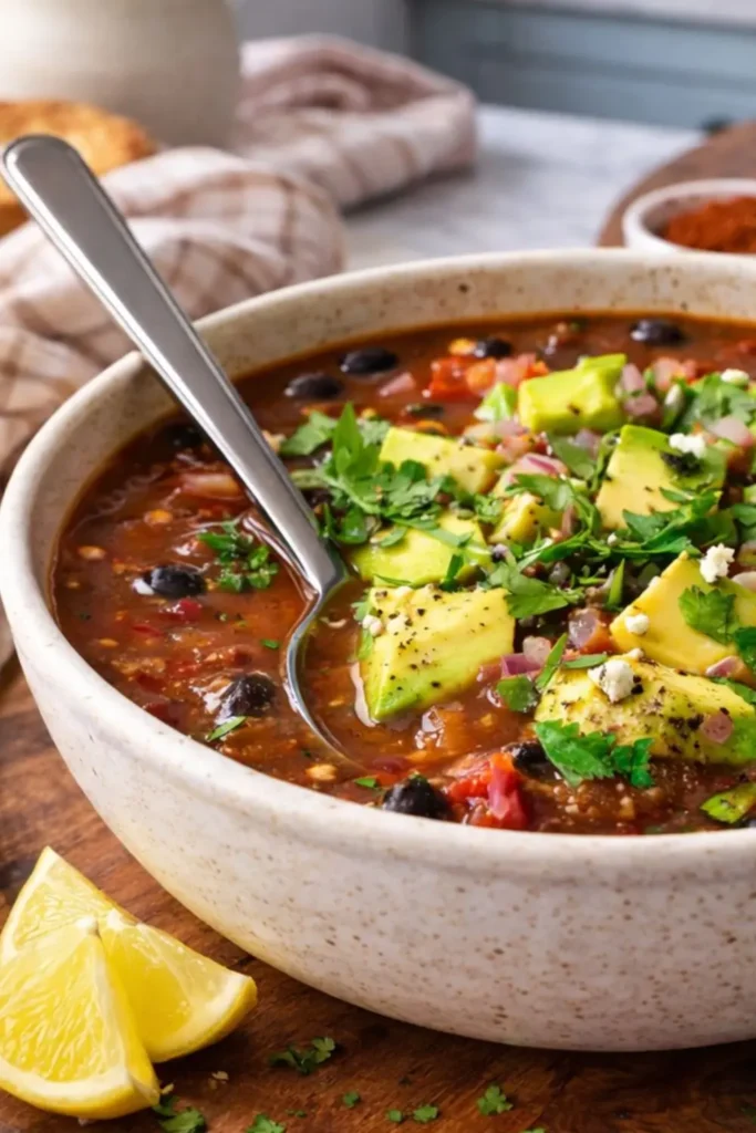 Easy Vegan Black Bean Soup