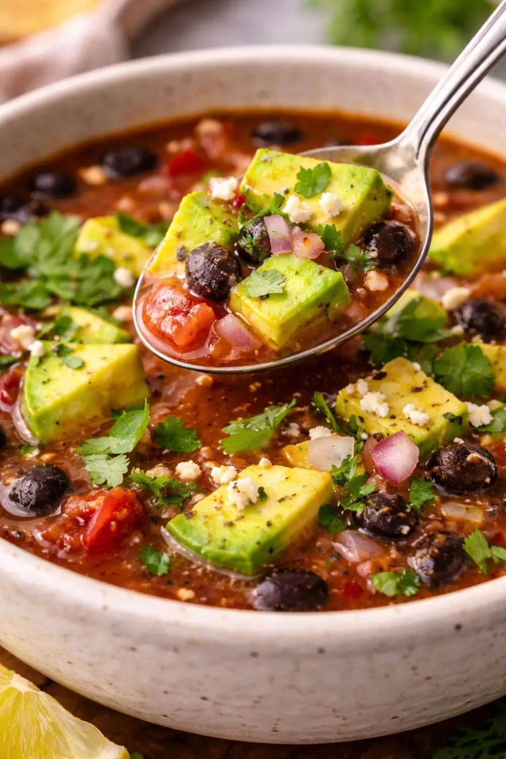 Easy Vegan Black Bean Soup