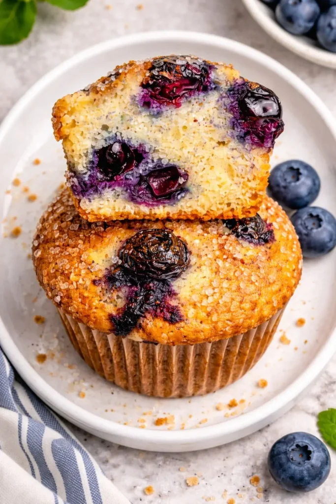 Easy Vegan Blueberry Muffins