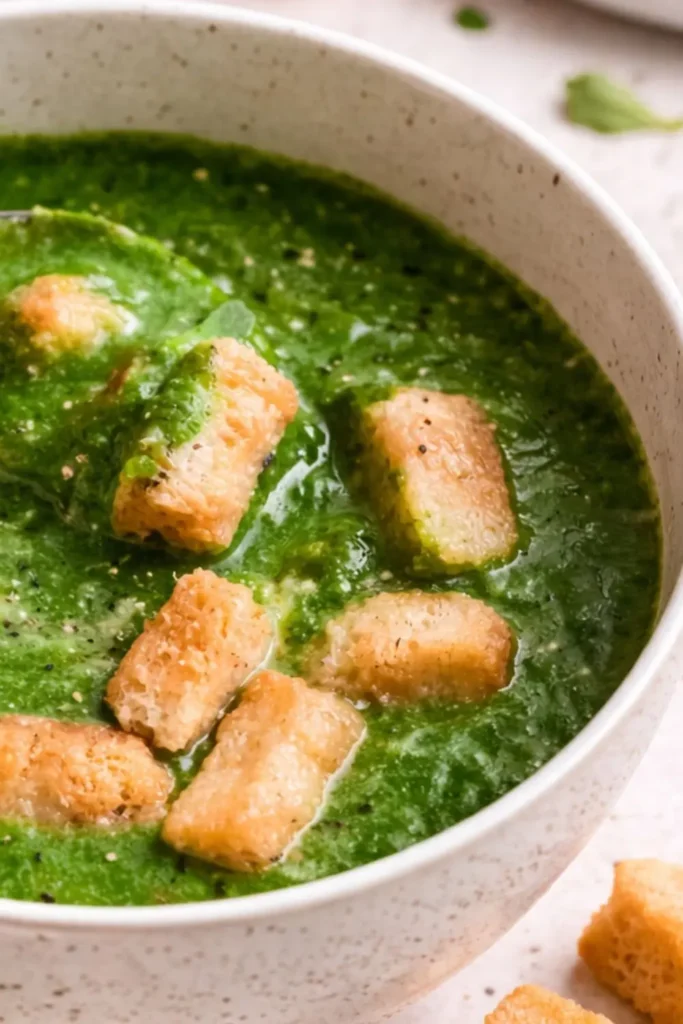 Easy Vegan Creamy Spinach Soup