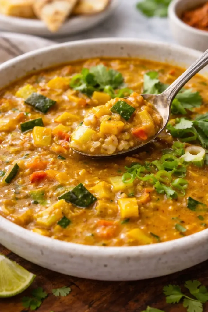 Easy Vegan Detox Green Vegetable Soup