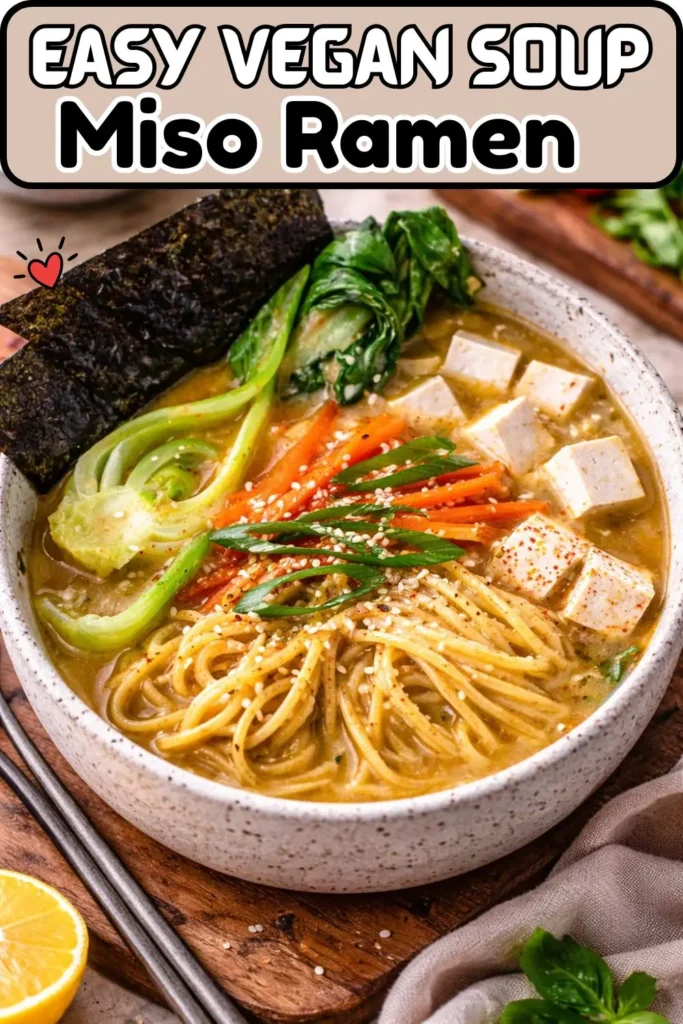 Easy Vegan Miso Ramen