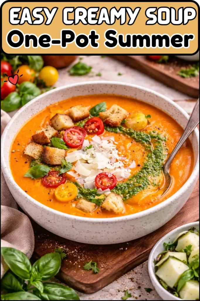 Easy Vegan One-Pot Summer Soup