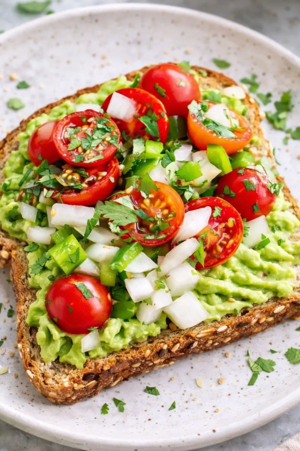 Easy Vegan Smashed Avocado Toast