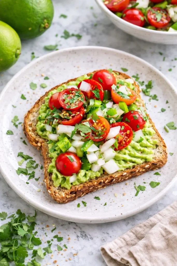 Easy Vegan Smashed Avocado Toast