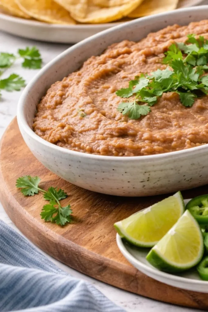 Slow Cooker Vegan Refried Beans from Scratch