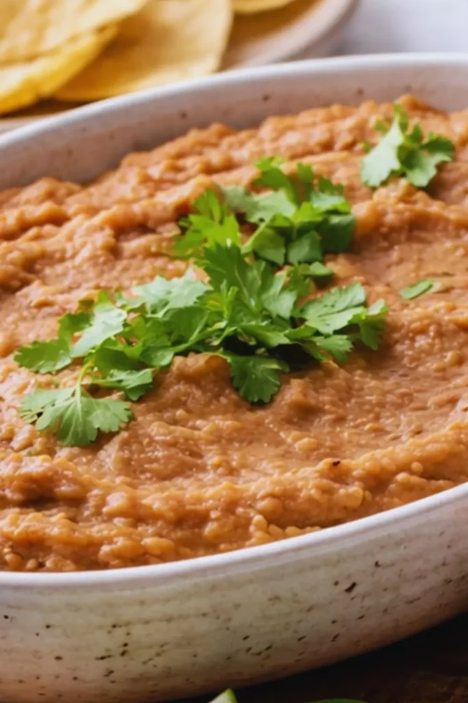 Slow Cooker Vegan Refried Beans from Scratch