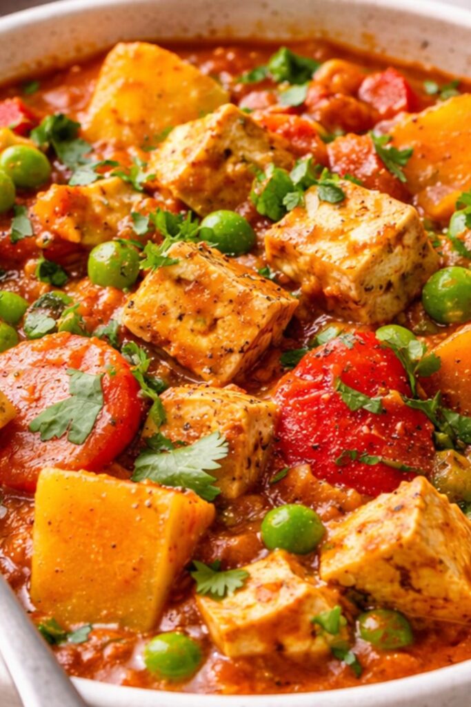 Slow Cooker Vegan Tofu Tikka Masala