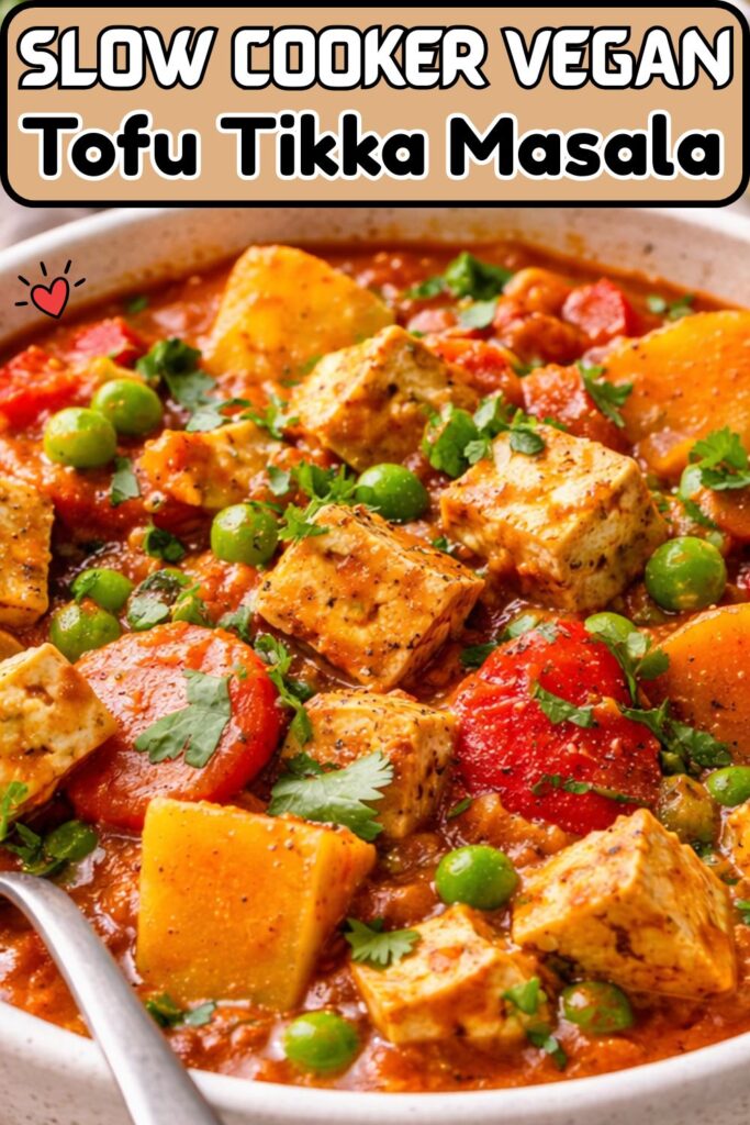 Slow Cooker Vegan Tofu Tikka Masala