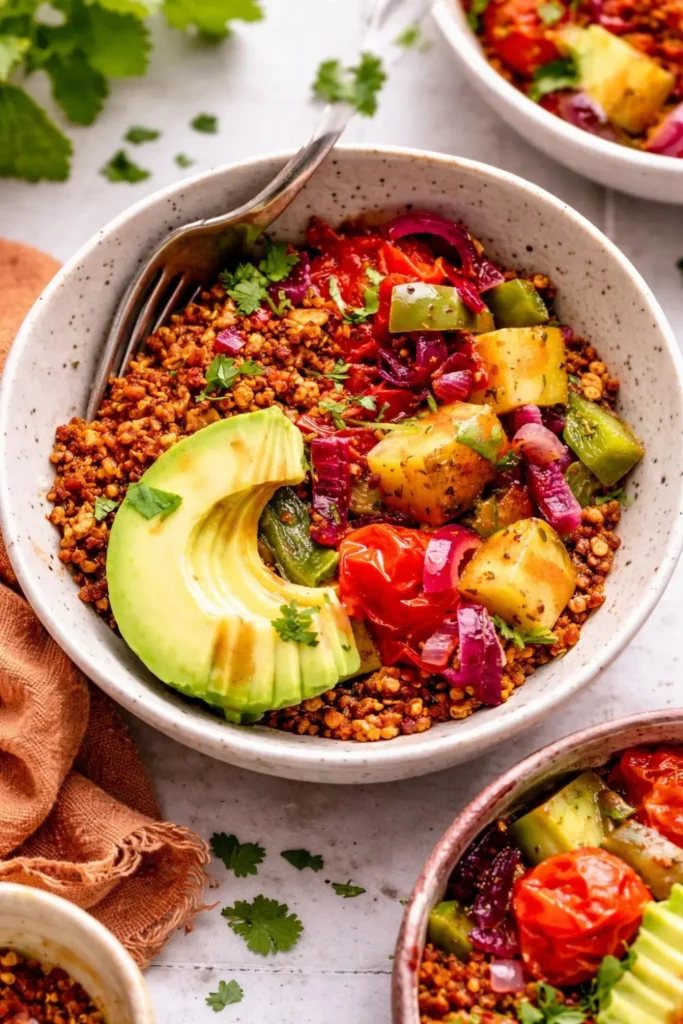 The BEST Vegan Avocado Breakfast Bowl
