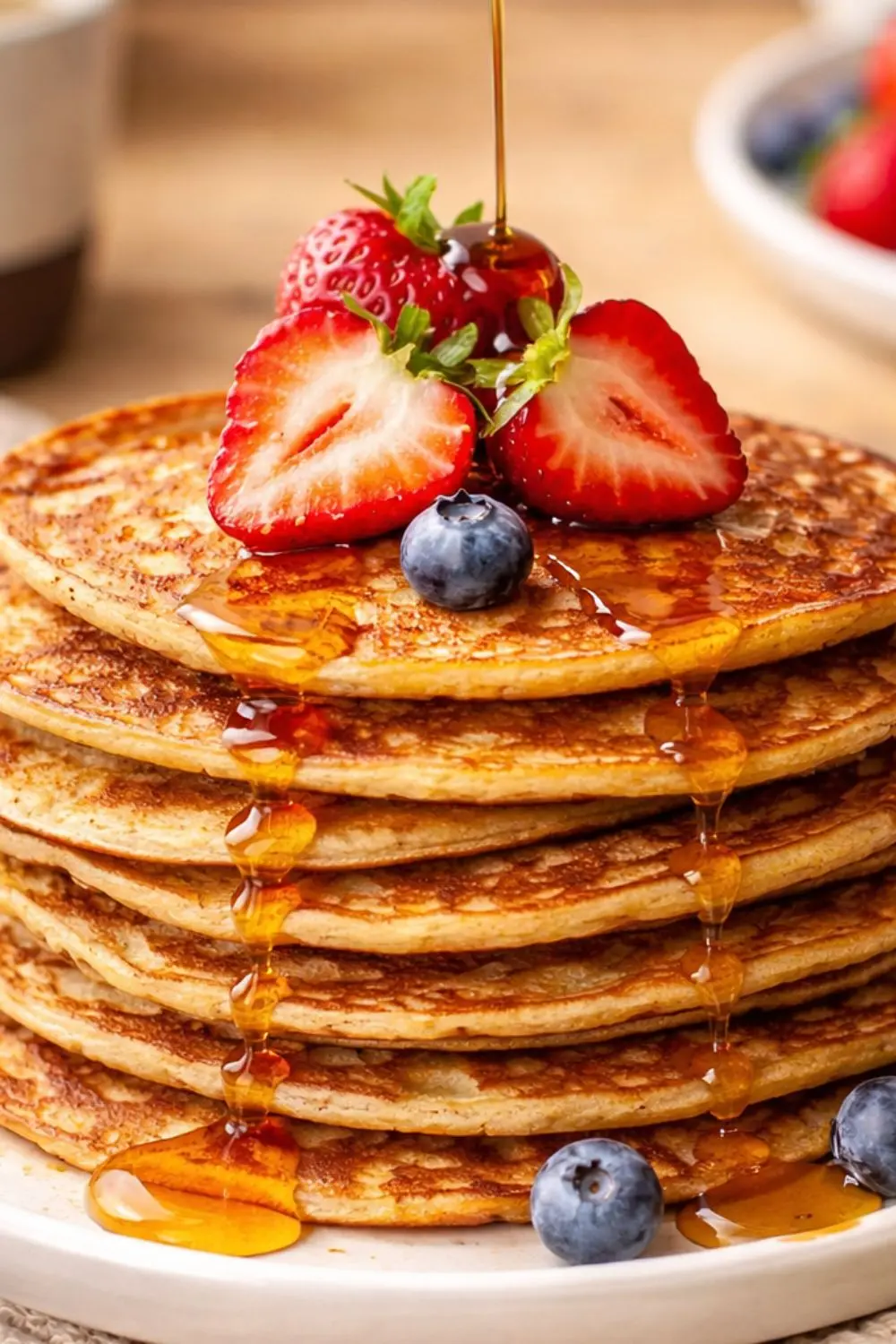 Vegan Gluten-Free Banana Oat Pancakes