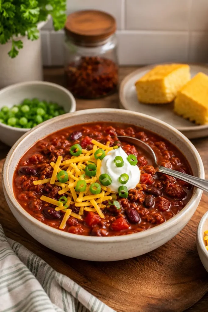 4-Ingredient Dump-and-Go Vegan Slow Cooker Chili
