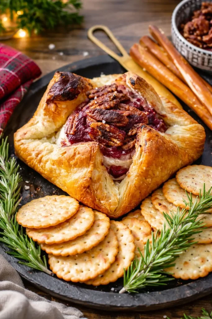 Amazing Vegan Cranberry Puff Pastry Bites