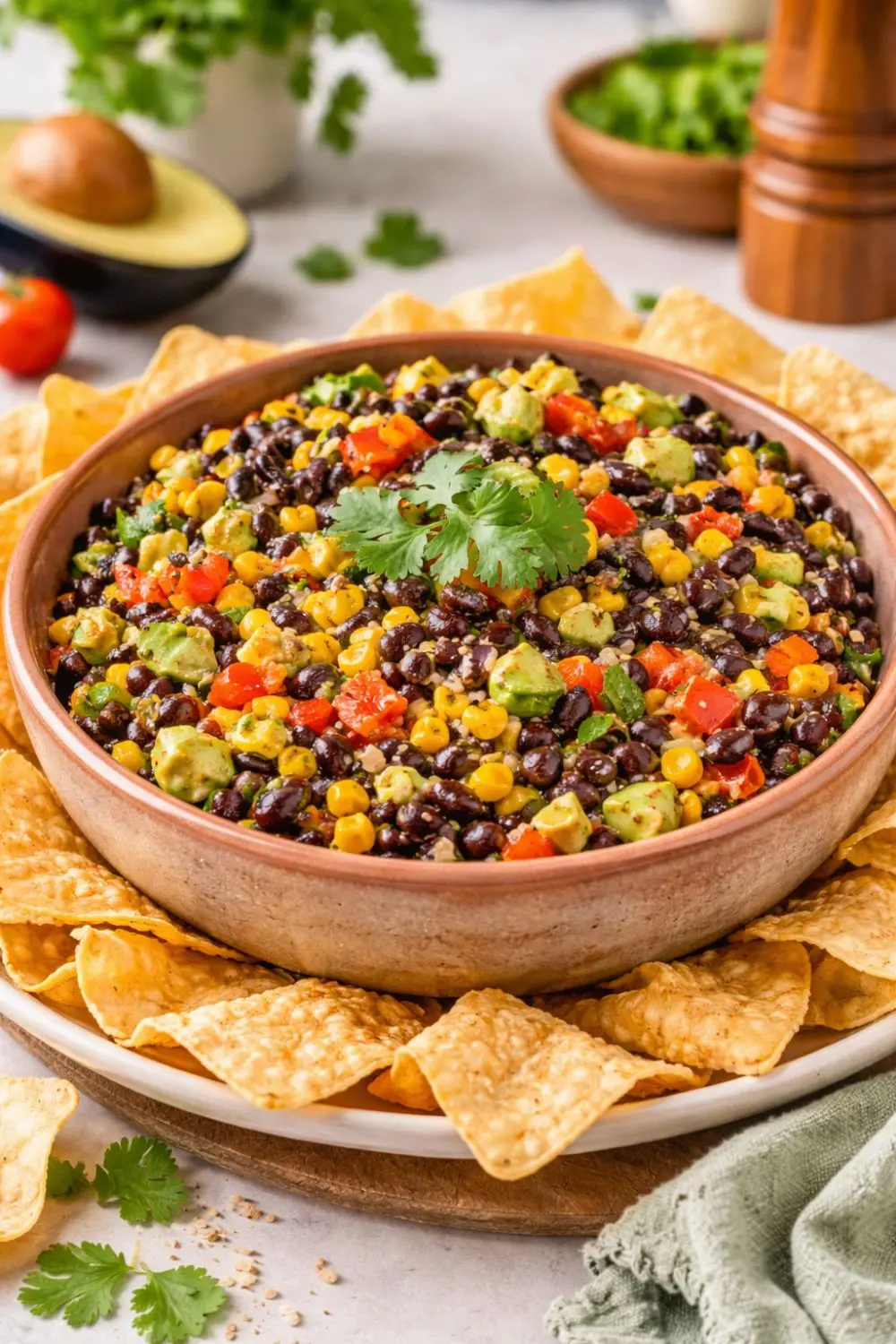 Avocado Corn and Black Bean Salsa The No-Cook Summer Appetizer Dip