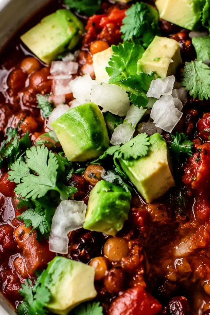 Crockpot Vegan Lentil and Corn Chili