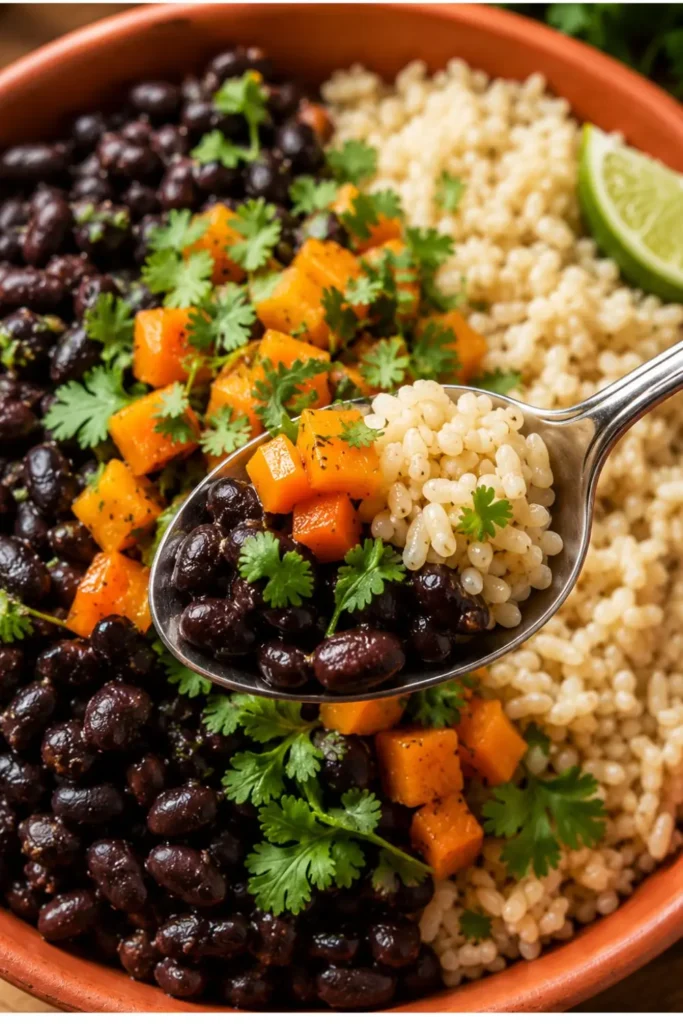 Crockpot Vegan Mango Habanero Black Beans