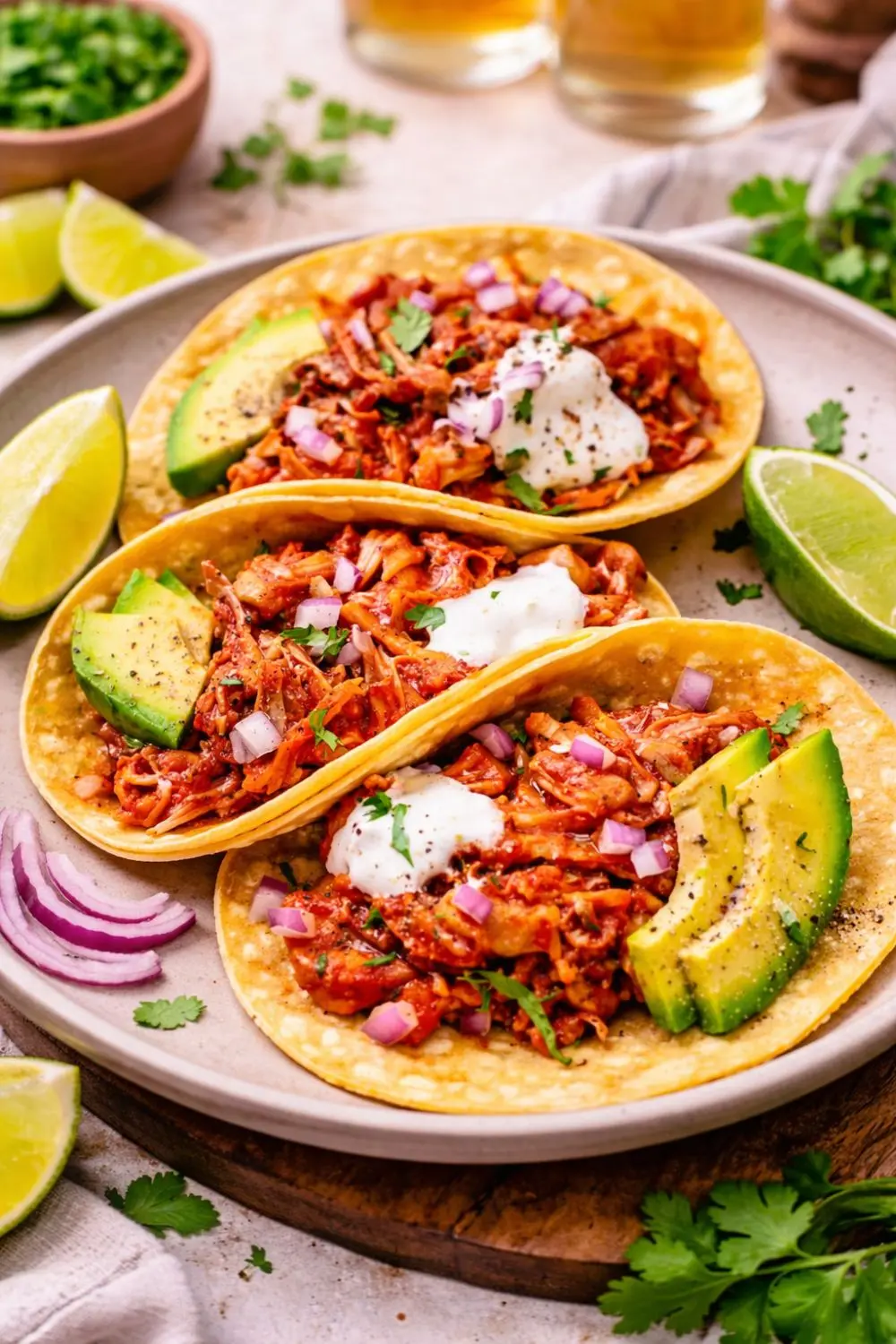 Crockpot Vegan Pulled Jackfruit Tacos Summer Crockpot Recipe