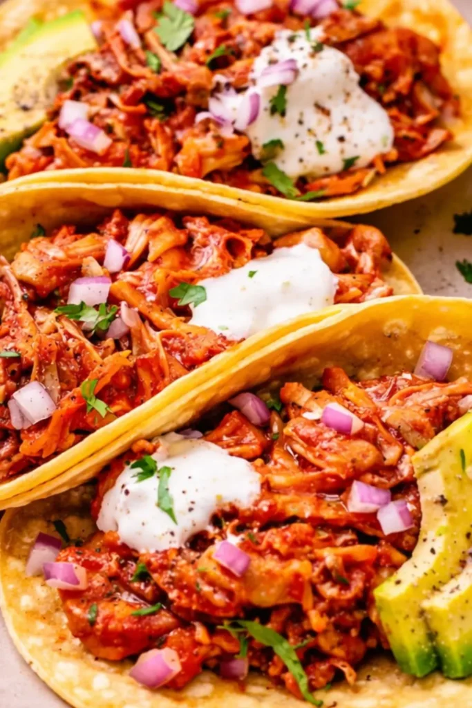 Crockpot Vegan Pulled Jackfruit Tacos Summer Crockpot Recipe