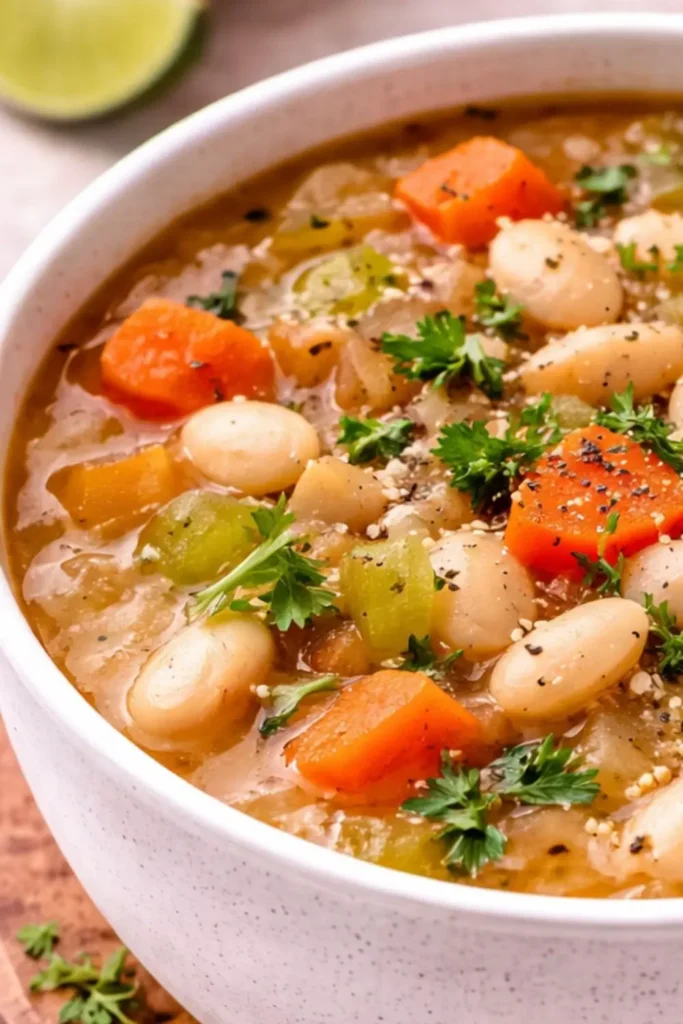 Easy Gluten-Free Vegan Slow Cooker Bean Soup