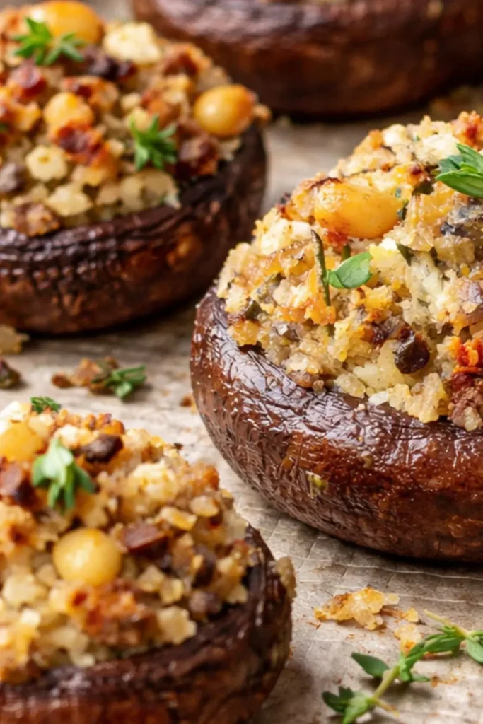 Dairy Free Stuffed Mushrooms