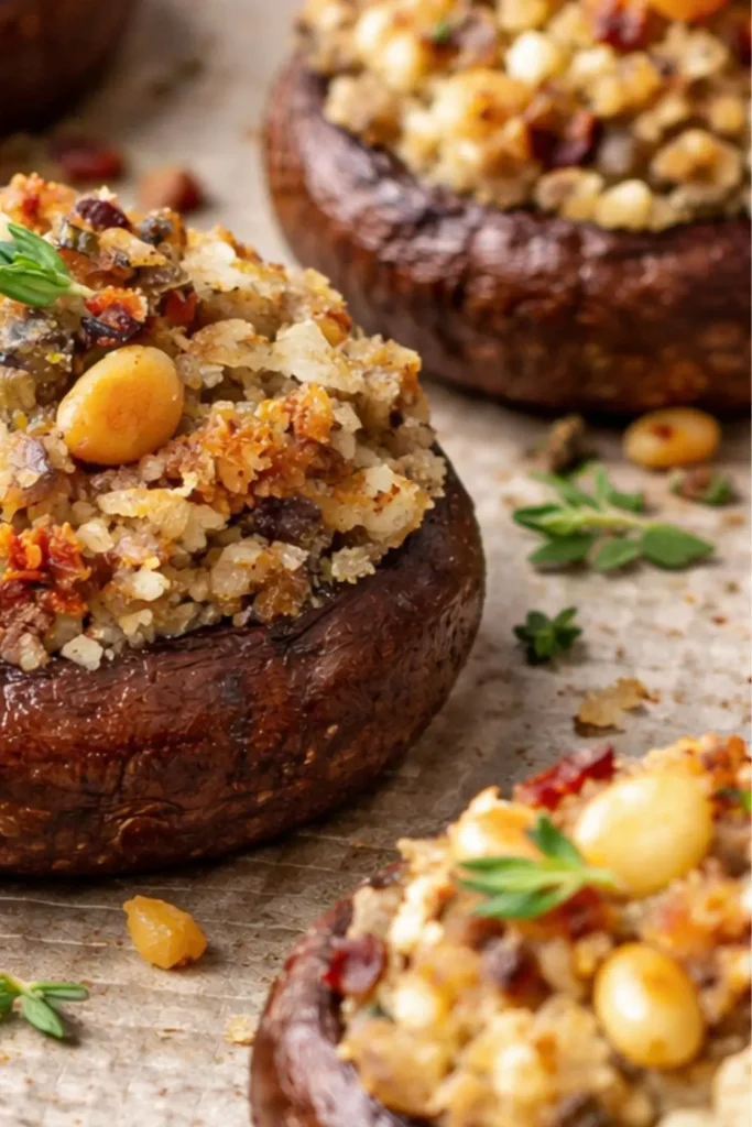 Dairy Free Stuffed Mushrooms