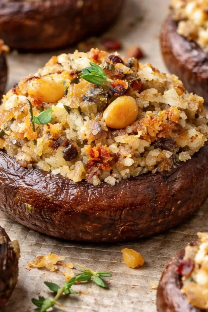 Dairy Free Stuffed Mushrooms