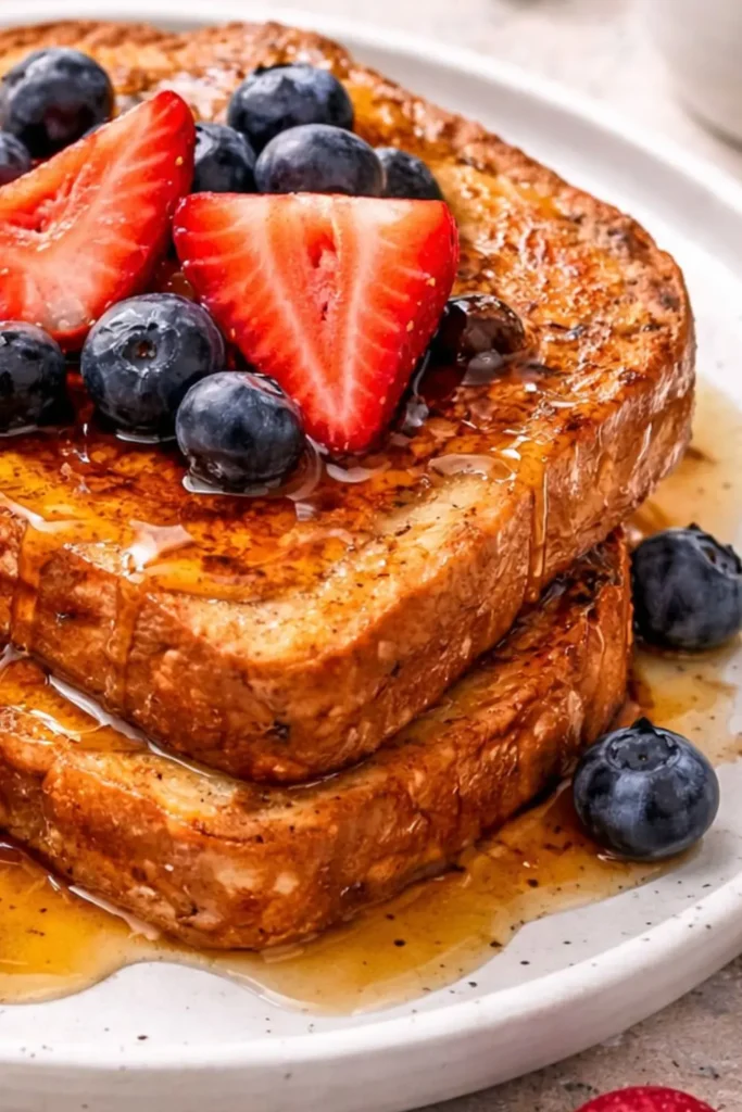 Dairy-Free Vegan Cinnamon Vanilla French Toast