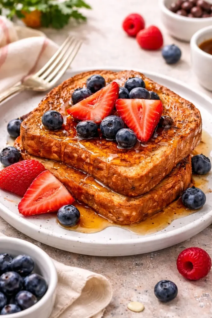 Dairy-Free Vegan Cinnamon Vanilla French Toast
