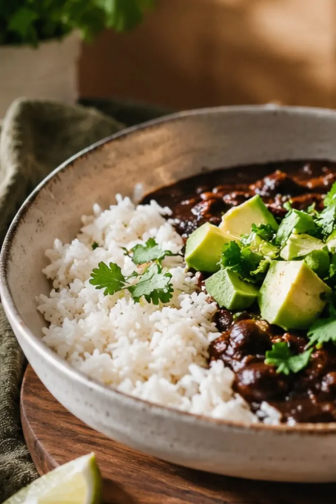 Crockpot Spicy Vegan Black Bean Soup