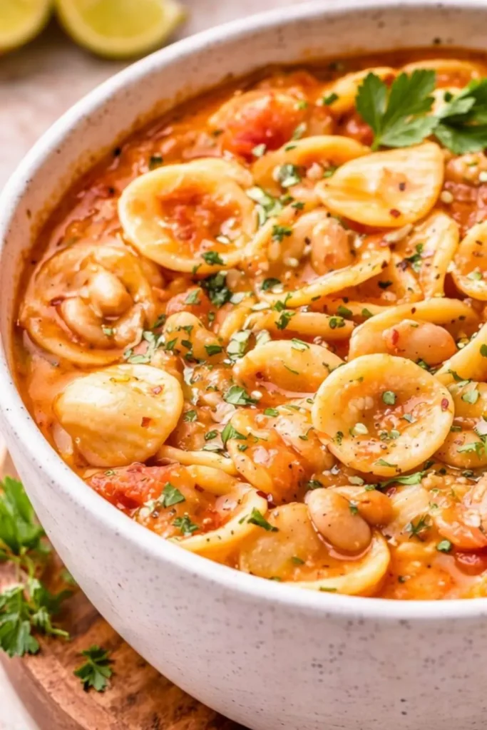 Easy Crockpot Vegan Italian White Bean Stew