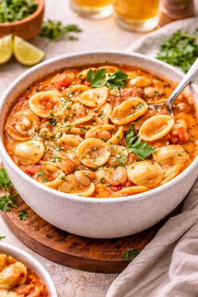 Easy Crockpot Vegan Italian White Bean Stew