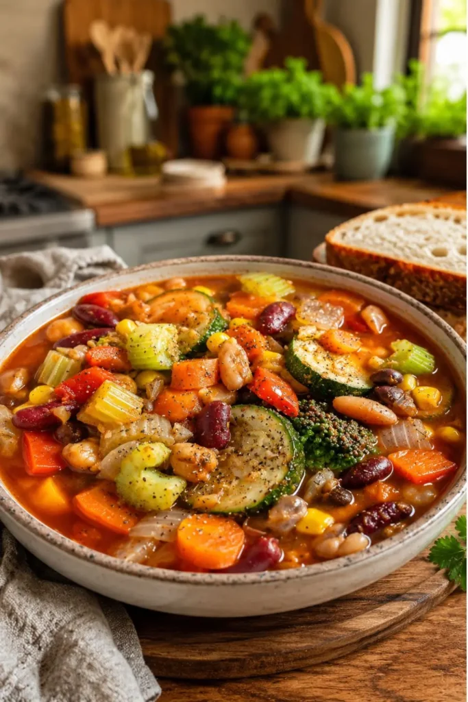 Easy Family Vegan Slow Cooker Veggie Stew