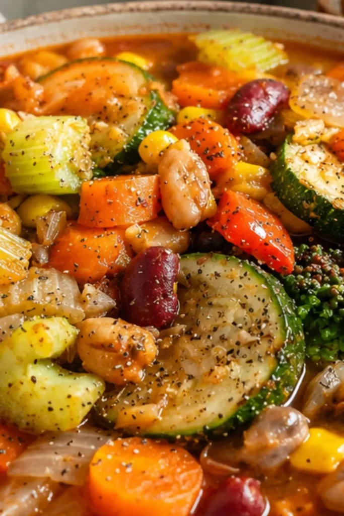Easy Family Vegan Slow Cooker Veggie Stew