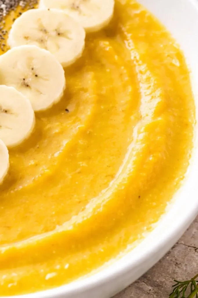 Easy Plant-Based Mango Turmeric Smoothie Bowl