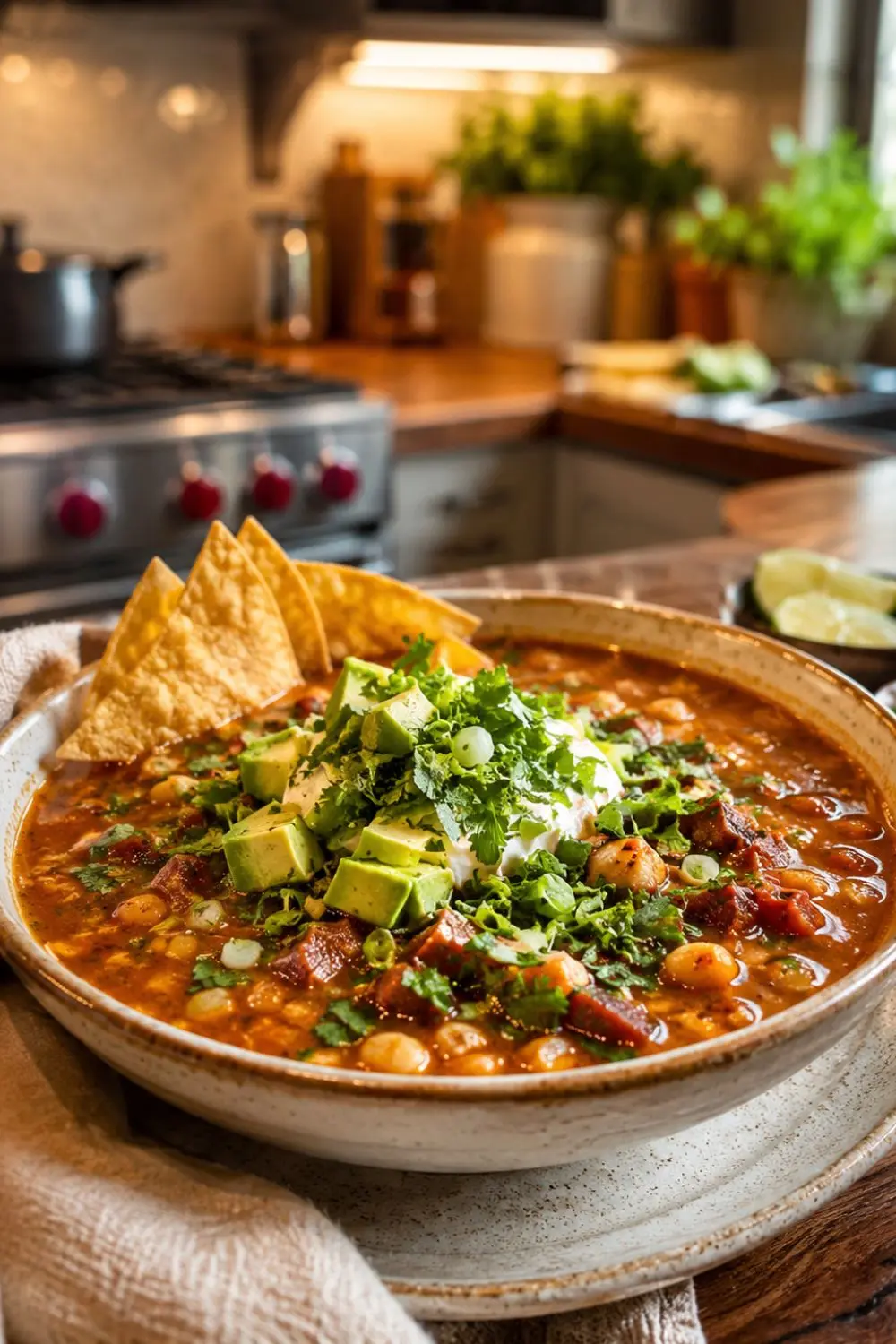 Dump-and-Go Vegan Chickpea Taco Soup